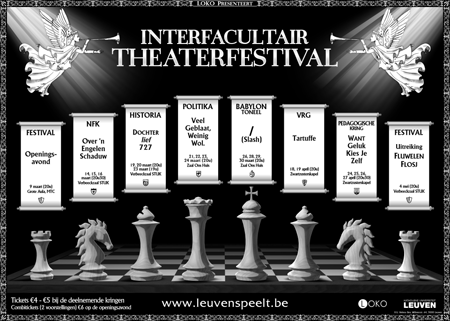 Interfacultair Theaterfestival Poster Theaterfestival Poster